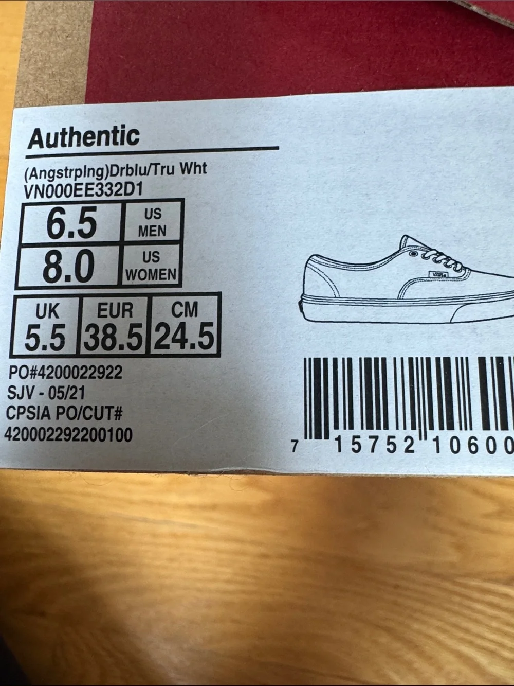 Vans Classic Low Top Sneakers in Navy and White